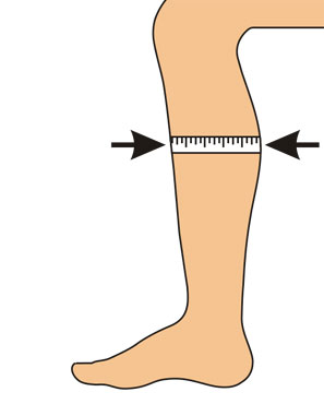 calf width