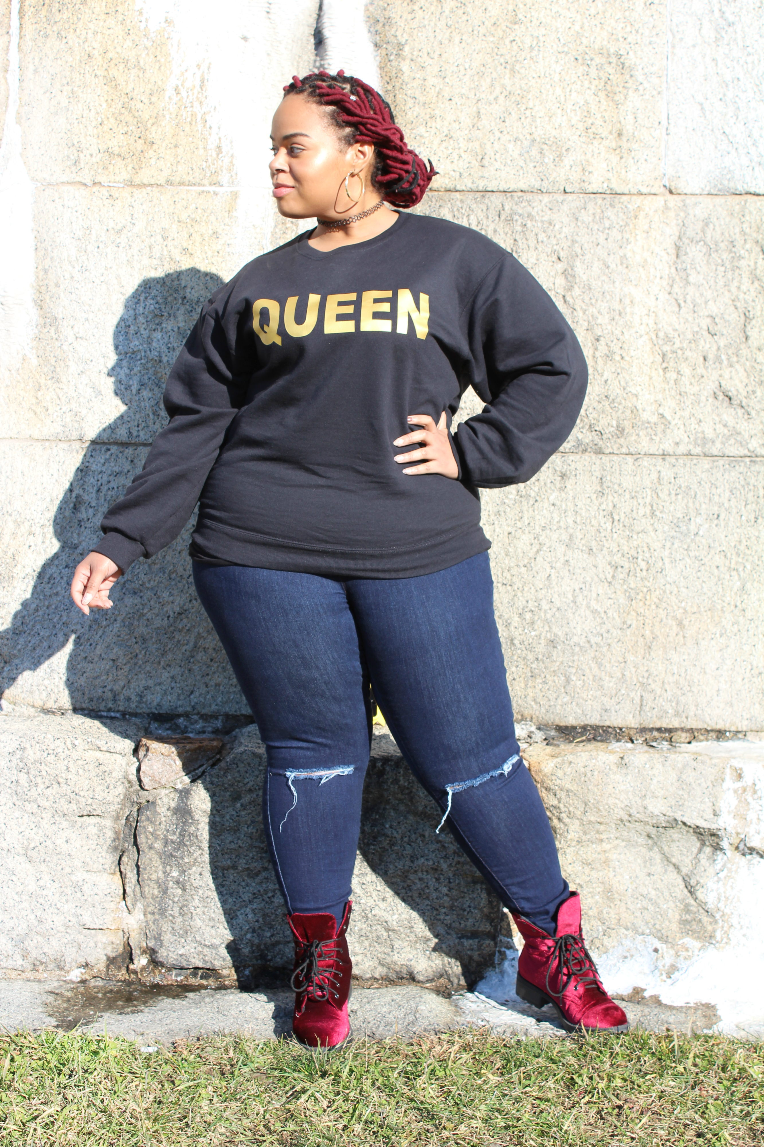Plus Size Queen Sweatshirt
