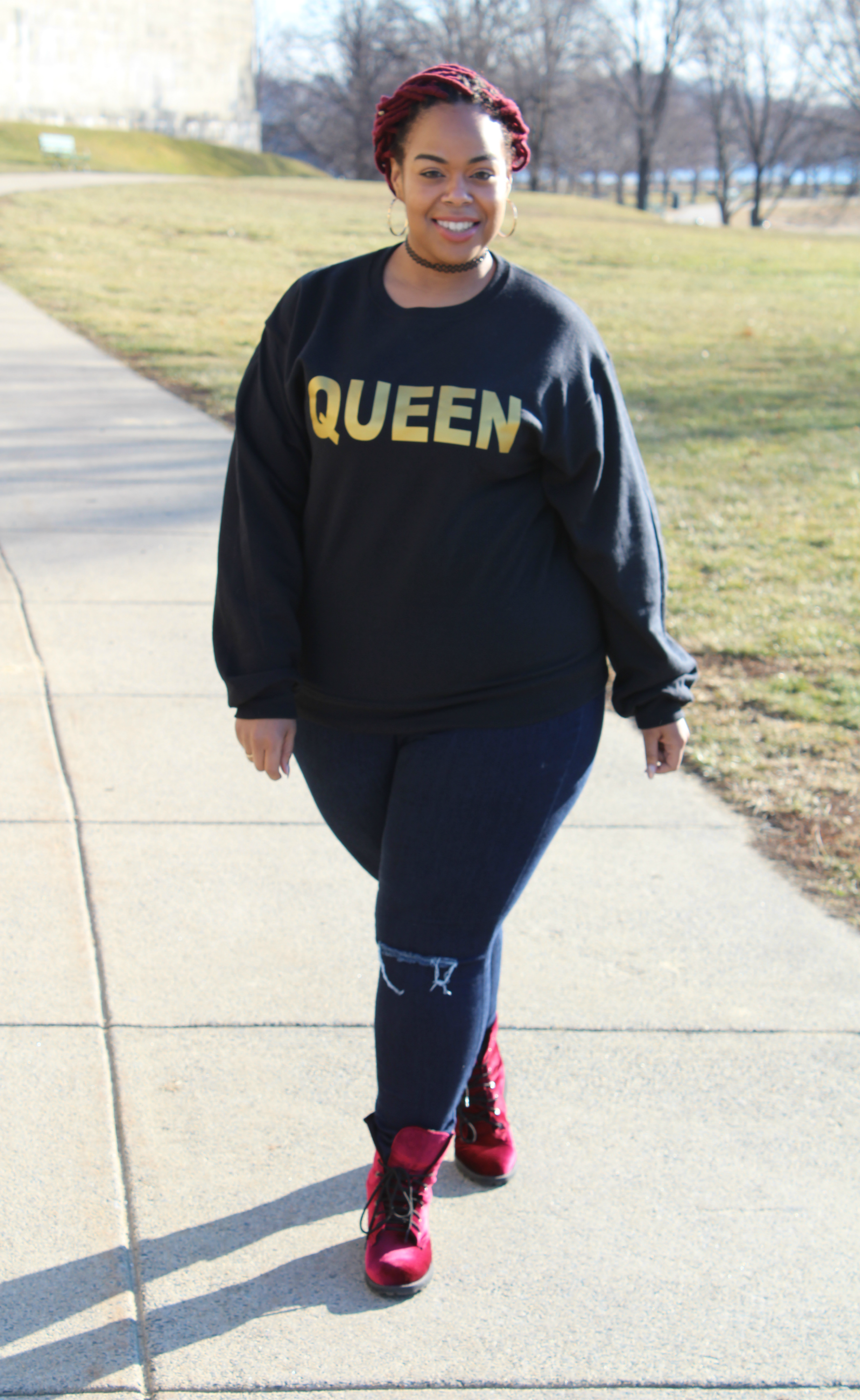 Plus Size Queen Sweatshirt