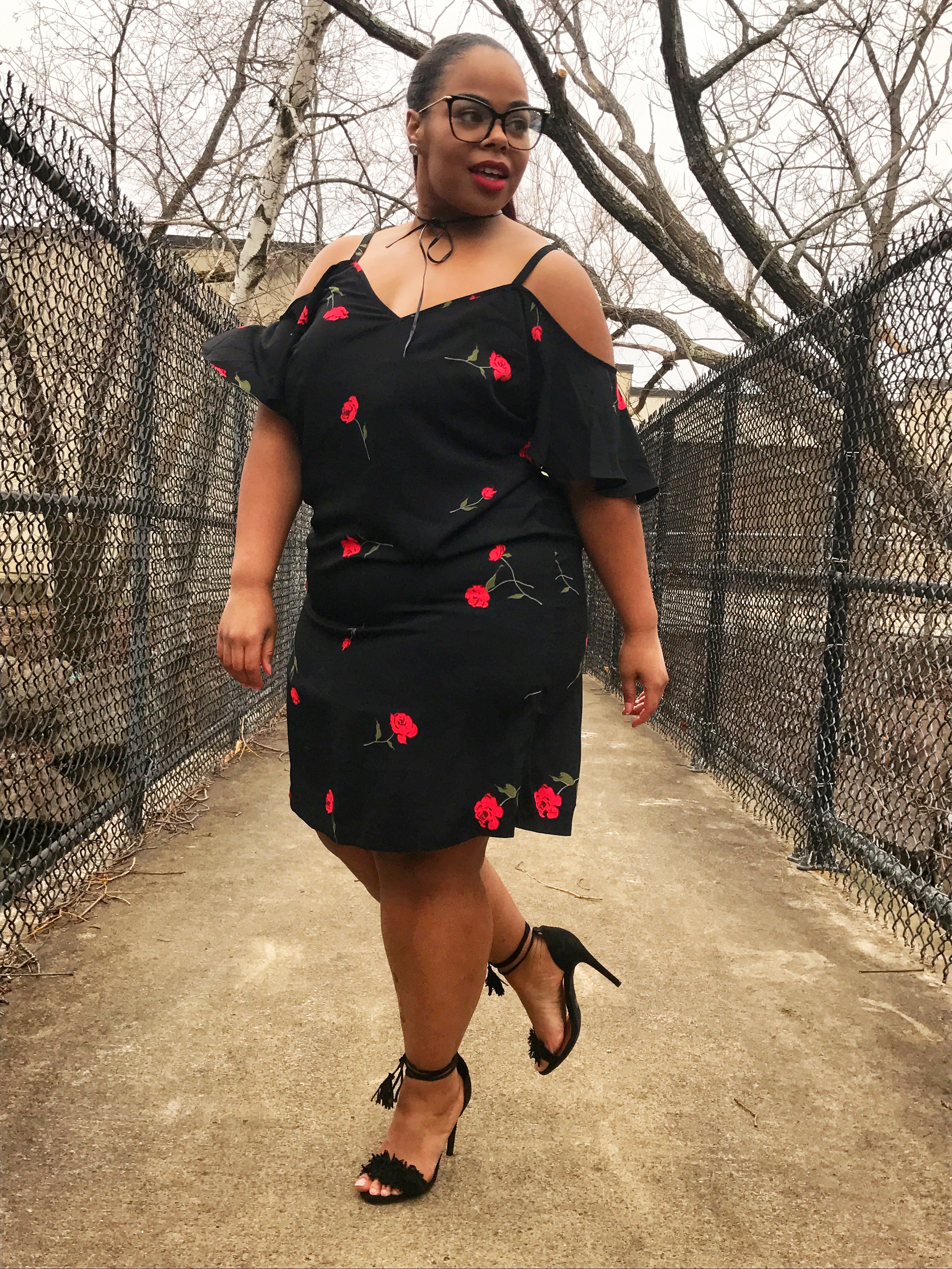 Plus size Floral Dress