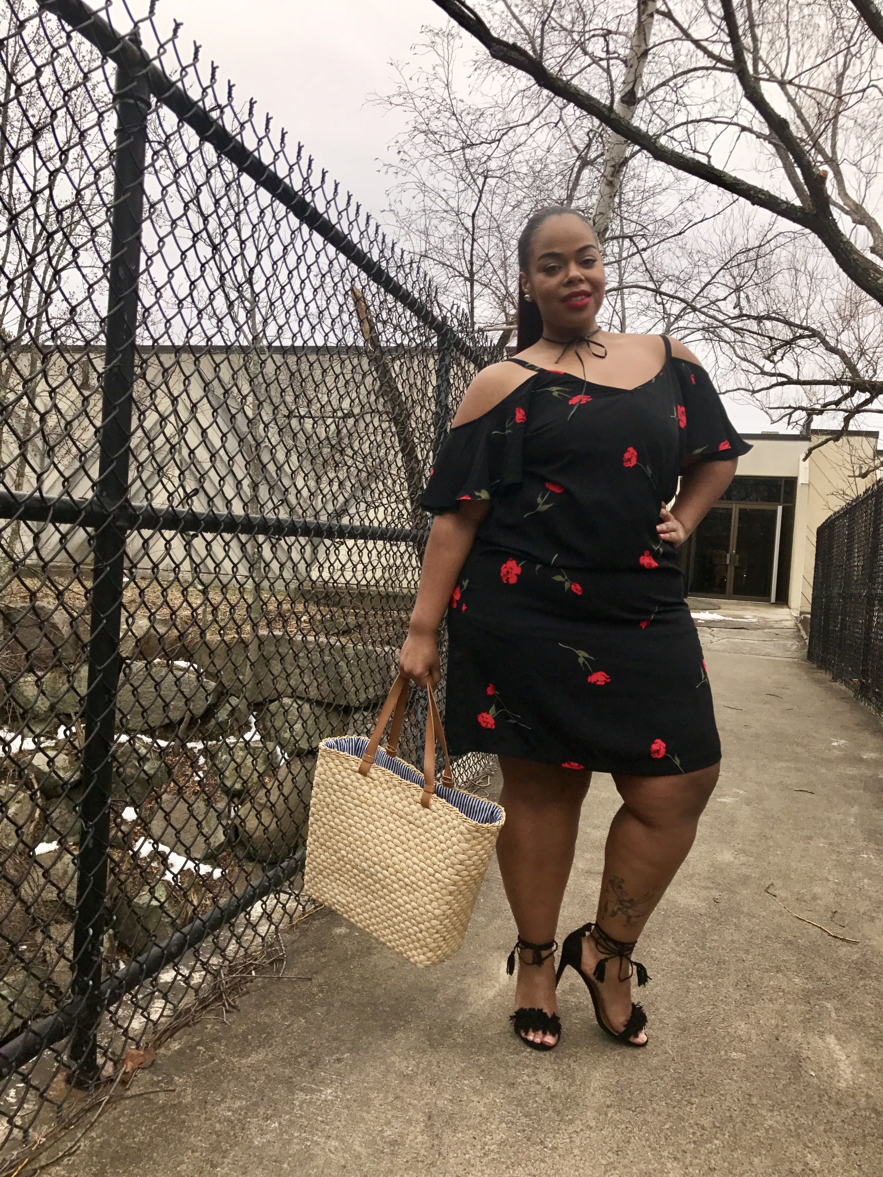 Plus size Floral dress