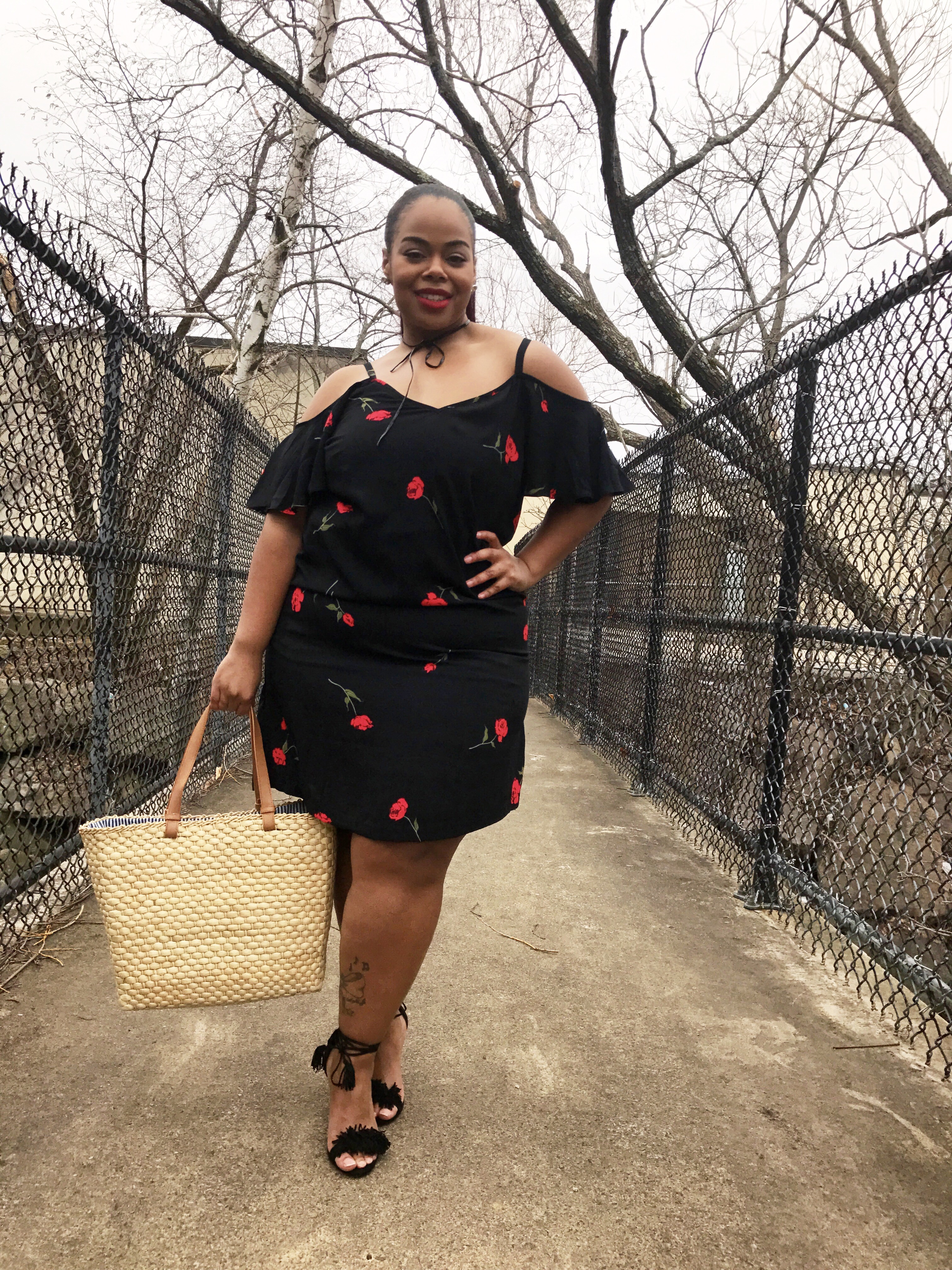 Plus size Floral dress