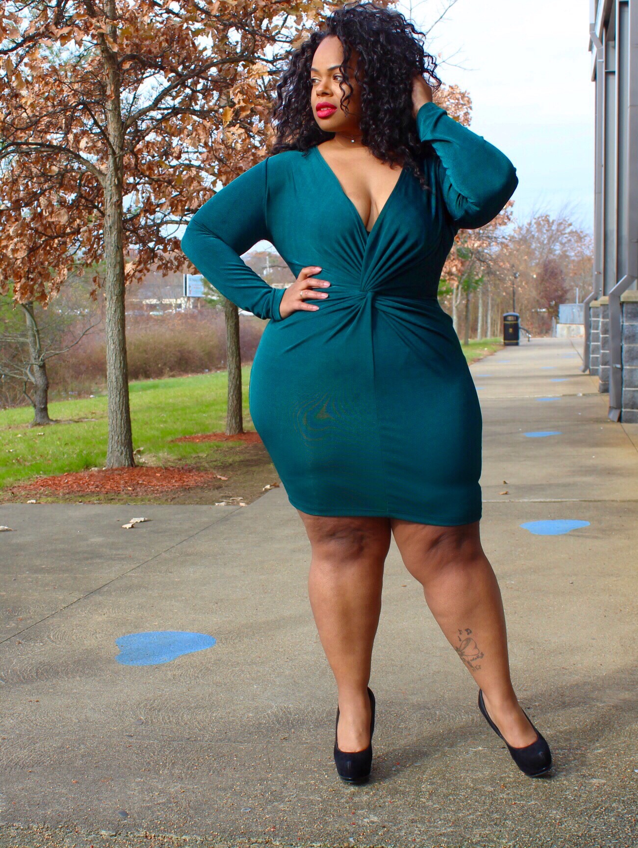 Emerald Green Dress